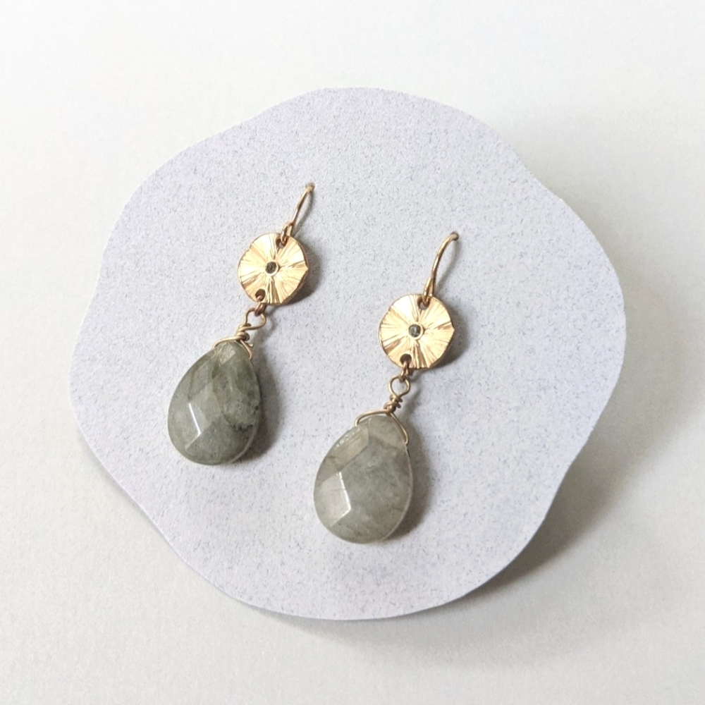 Labradorite Drop Earrings
